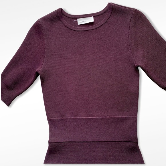 A.L.C. Elbow Sleeve Bandage Flounce Mini Dress XS - Picture 2 of 12